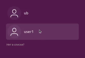gdm ubuntu список пользователей, окно входа ubuntu