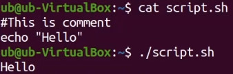 Запуск shell скрипта linux