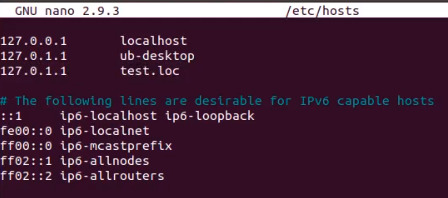 Файл hosts linux