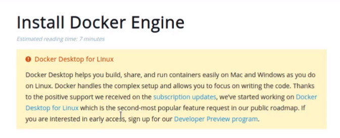 Docker Desktop Linux
